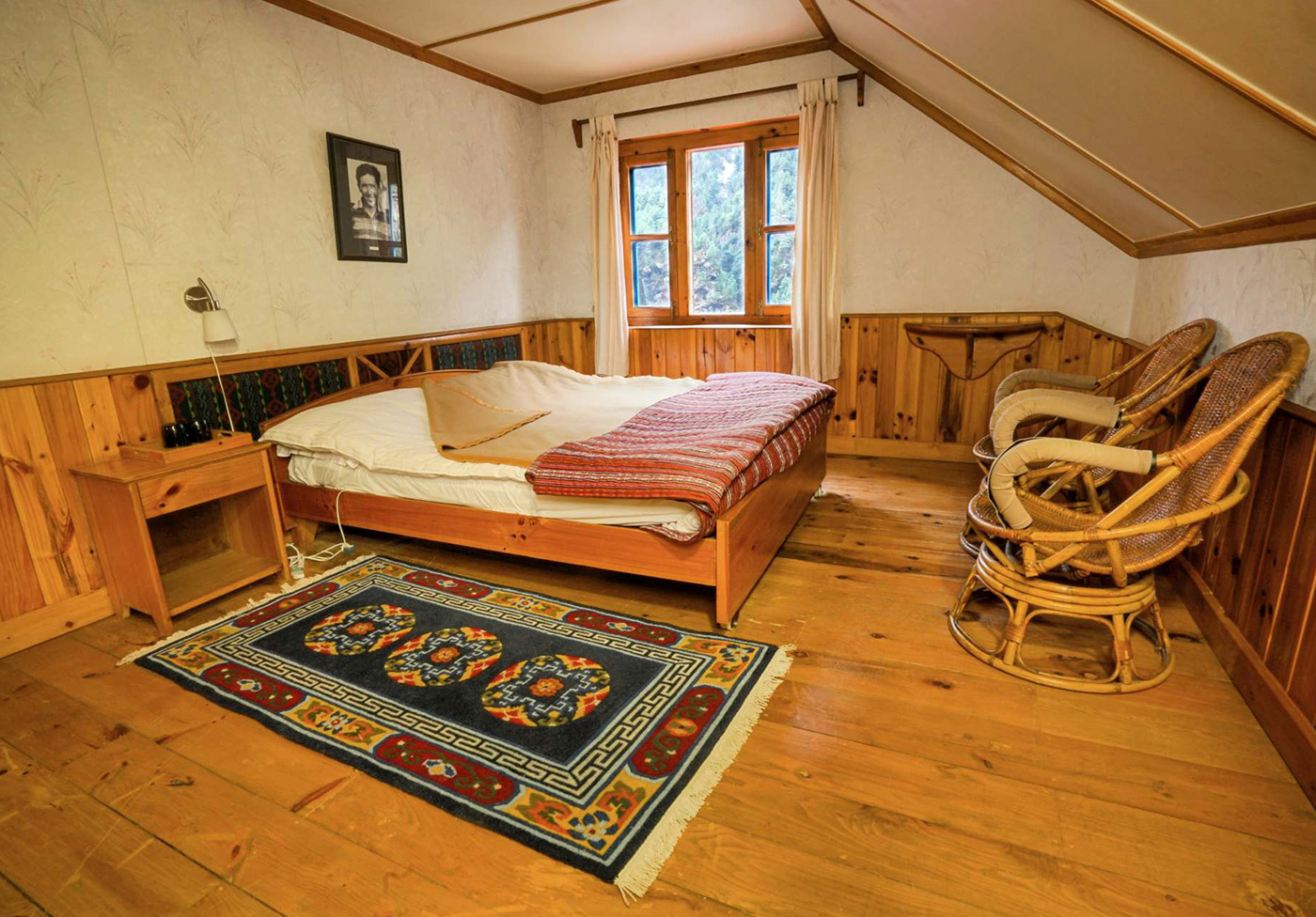 Luxury Lodge Room in Everest Region.