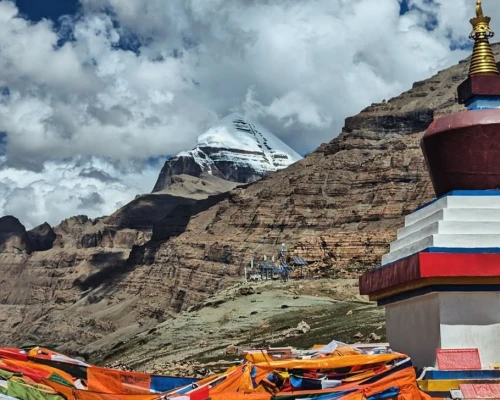 Mansarovar Region Chortens
