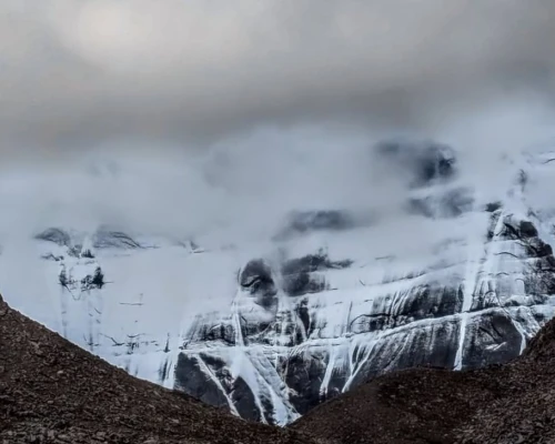 Mount Kailash Cloudy View