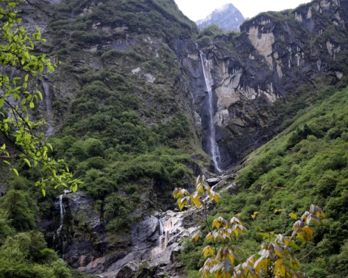 Waterfall On The Way To Ebc